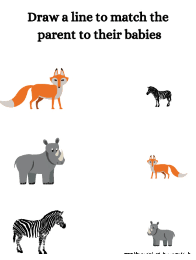 MATCH THE BABIES